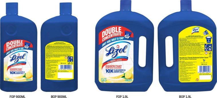 Is Lizol a disinfectant?