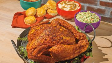 Is Popeyes Cajun turkey fried or baked?