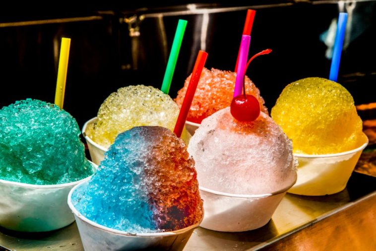 Is a snow cone or ice cream healthier?