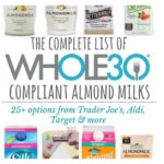Is almond milk okay on Whole30?