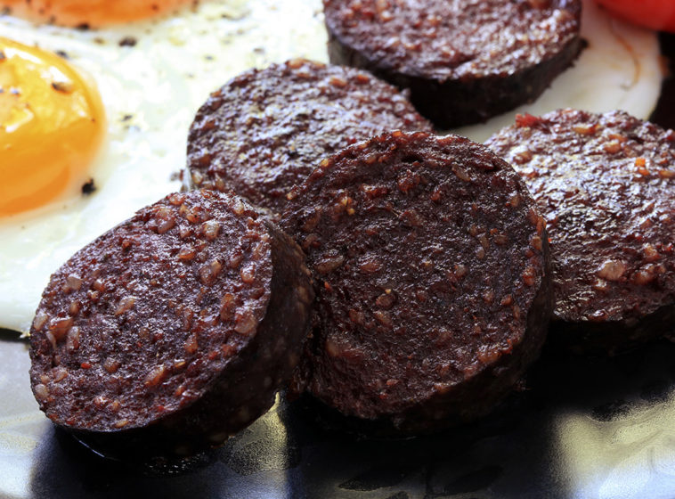 Is black pudding illegal in America?