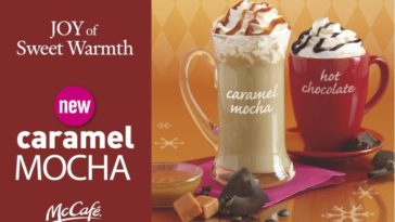 Is caramel mocha hot or cold mcdonalds?
