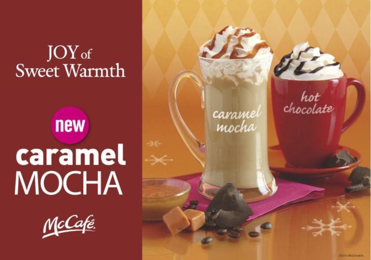 Is caramel mocha hot or cold mcdonalds?