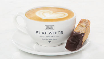 Is flat white healthier than latte?