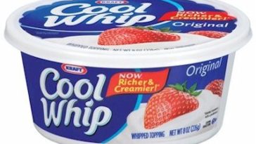 Is frozen whipped topping?