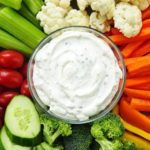 Is it OK to dip veggies in ranch?