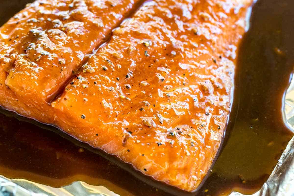 Is it OK to marinate salmon overnight?