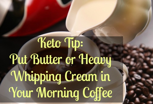 Is it OK to put heavy cream in coffee?