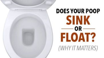 Is it better for poop to sink or float?