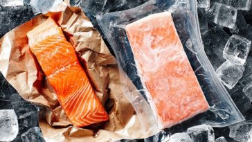 Is it better to freeze salmon raw or cooked?