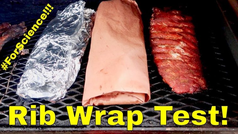 Is it better to wrap ribs in foil or butcher paper?