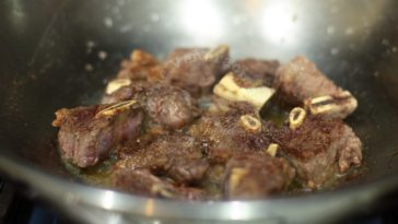 Is it necessary to brown meat before stewing?