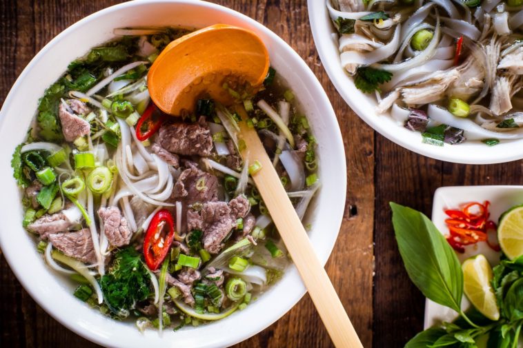 Is it rude to drink pho broth?