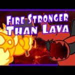 Is lava hotter than fire?