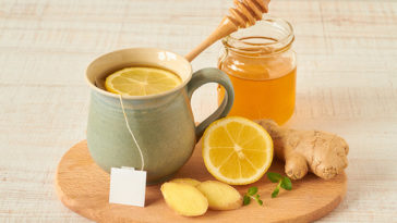 Is lemon and ginger good for cough?