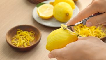 Is lemon zest stronger than lemon juice?