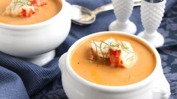 Is lobster bisque a hot or cold soup?