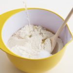 Is pancake mix better with water or milk?