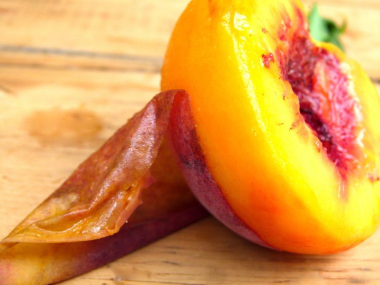 Is peach skin OK to eat?