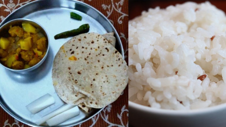 Is roti better than rice?