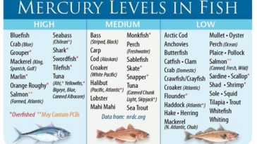 Is sole fish high in mercury?