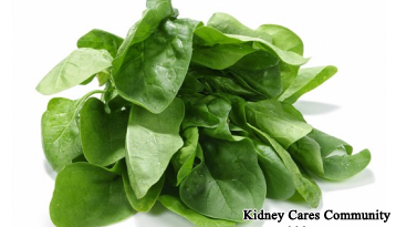 Is spinach bad for your kidneys?