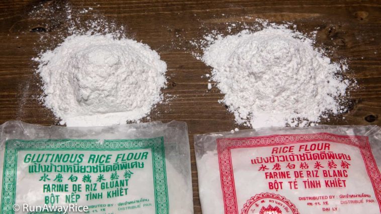 Is sweet rice flour and glutinous rice flour the same thing?