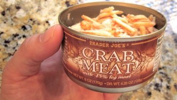Should I rinse canned crab meat?
