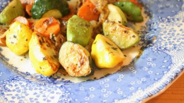 Should patty pan squash be peeled?