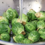 Should you cut brussel sprouts in half before cooking?