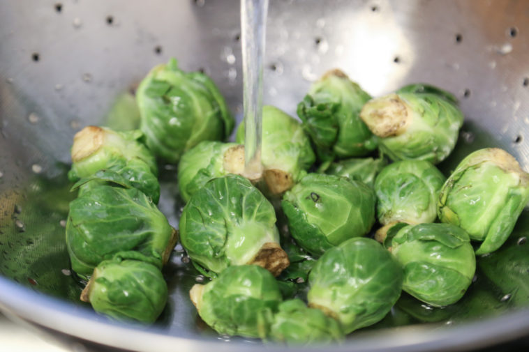 Should you cut brussel sprouts in half before cooking?