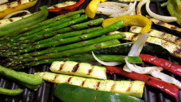 Should you oil vegetables before grilling?