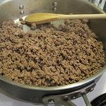 Should you rinse ground beef after cooking?