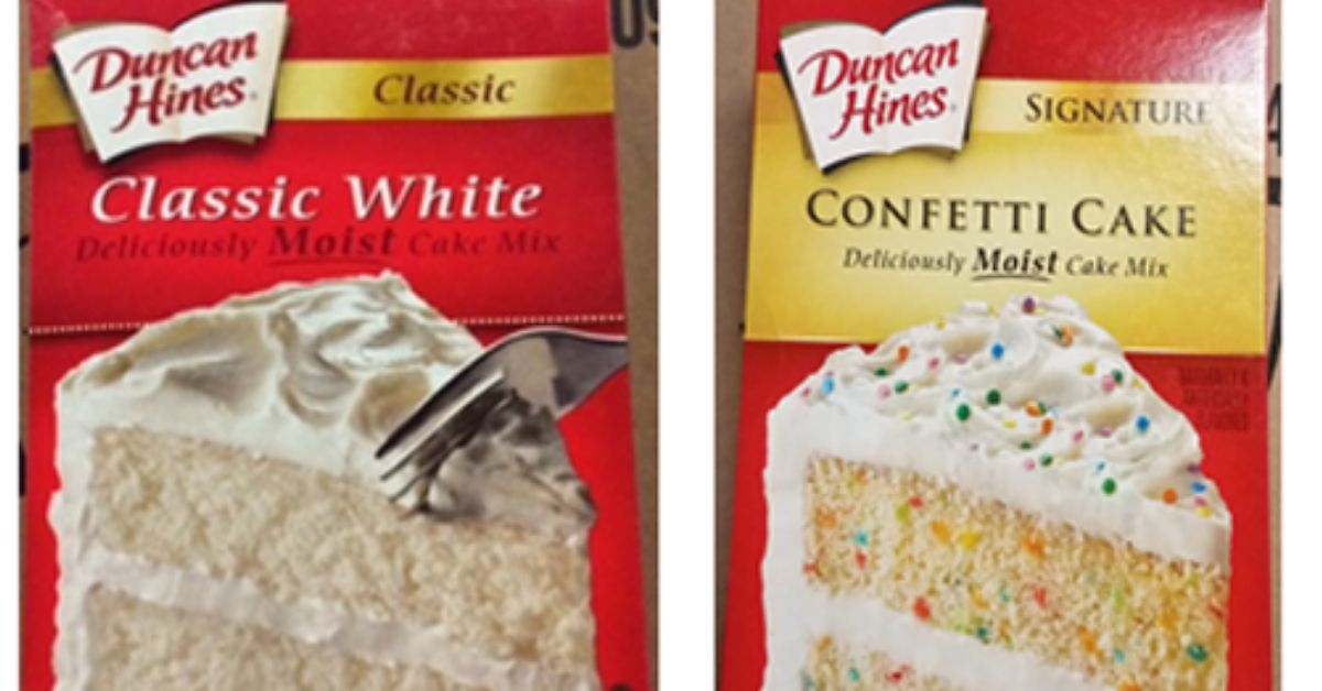 Did Duncan Hines change their cake mixes?