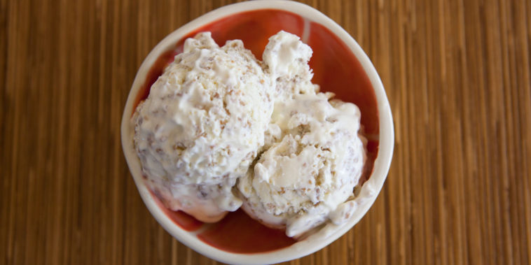 What Nuts go well with ice cream?