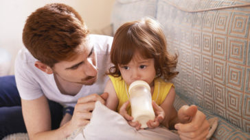 What age should you stop giving toddler milk before bed?
