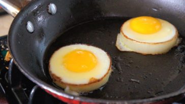 What are 3 methods of preparation for eggs?