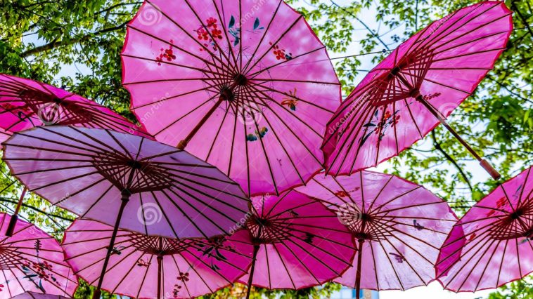 What are Chinese umbrellas called?
