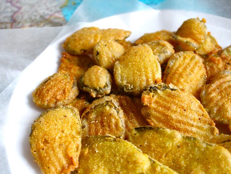 What are fried pickles called?