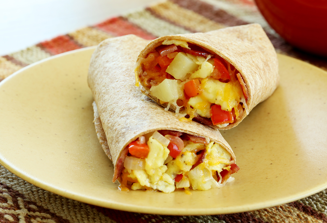 ¿Cuáles son buenos burritos de desayuno?