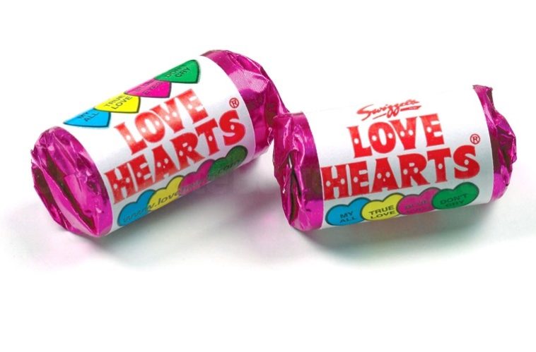 What are love heart sweets?