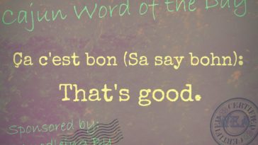 What are some Cajun words?