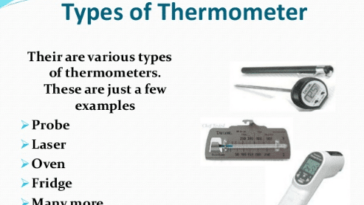 What are the 3 main types of thermometers for food?