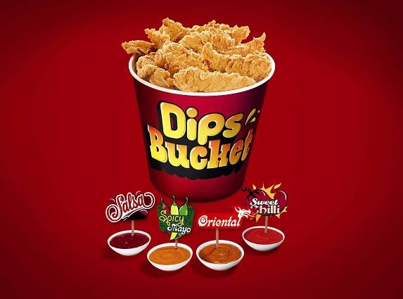 What are the 4 dips in KFC?