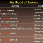 What are the 4 main methods of baking?