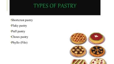 What are the 5 types of pastry?
