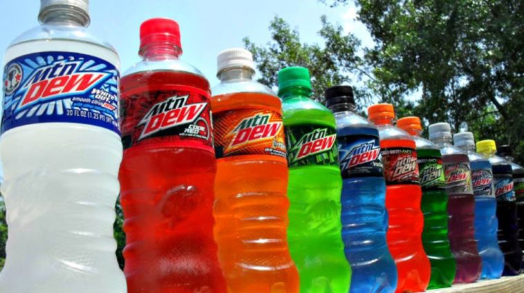 What are the 50 flavors of Mountain Dew?