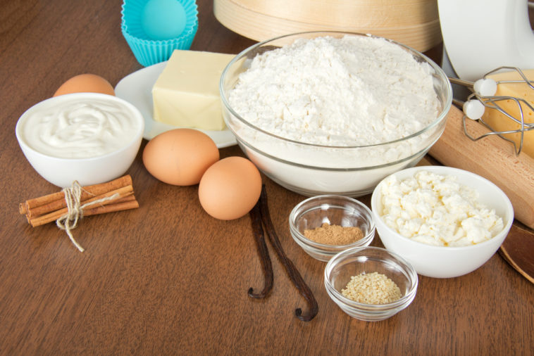 What are the 7 basic baking ingredients?