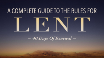 What are the Catholic rules for Lent?