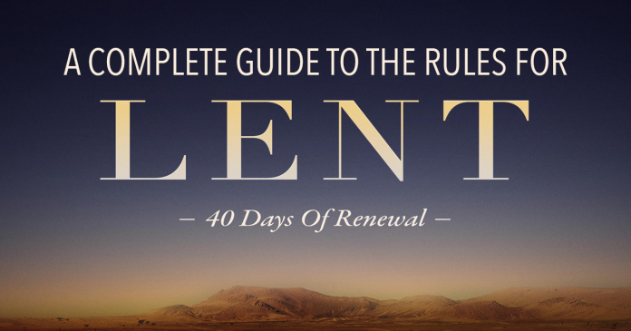 What are the Catholic rules for Lent?
